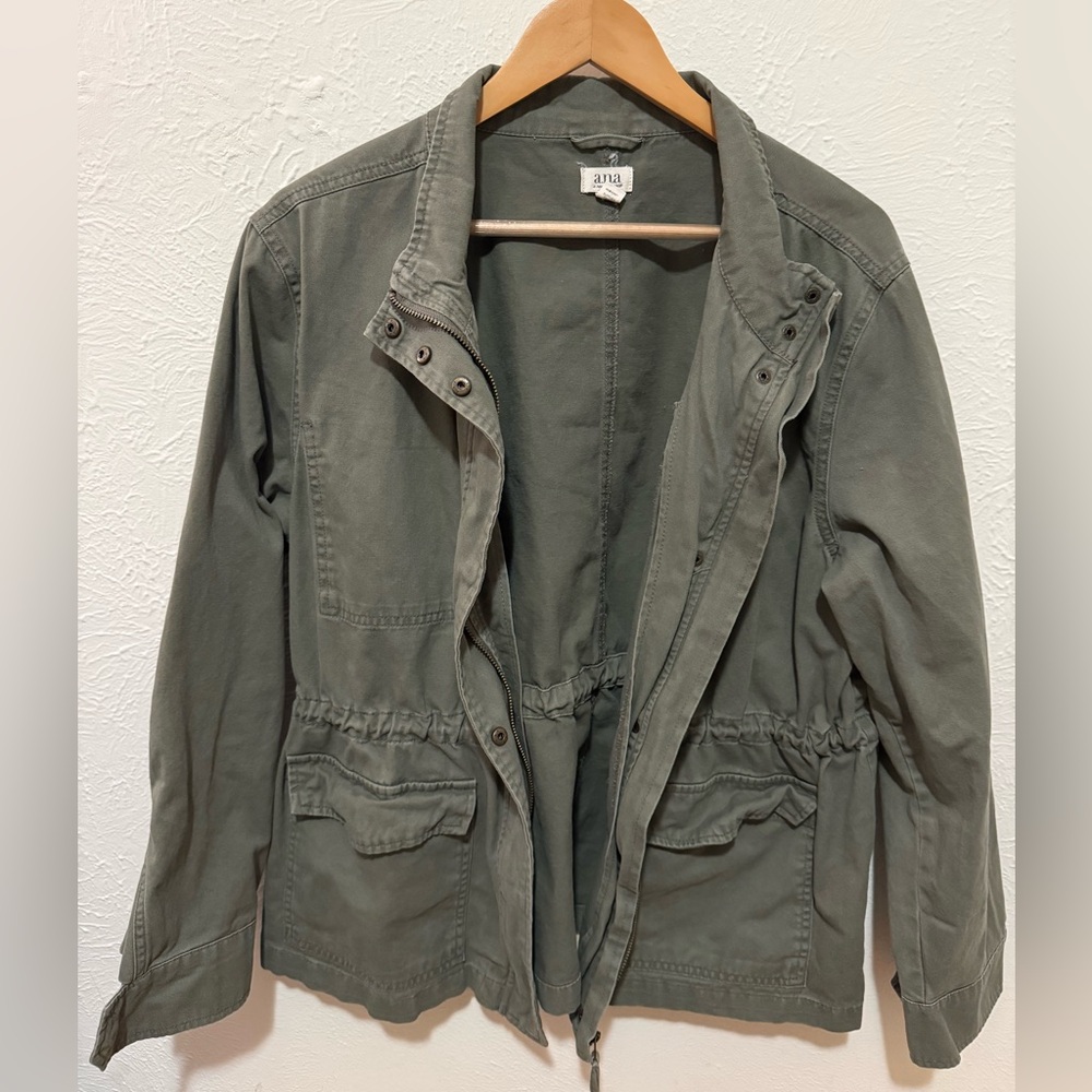 a.n.a Olive Utility Jacket